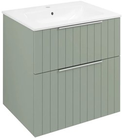 Sapho Sapho, CIRASA umývadlová skrinka 59,2x64x46cm, verde strip, CR601-4444S