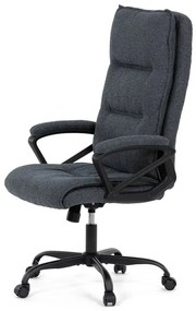 Autronic BONTEC Kancelárske kreslo, hojdací mechanizmus, čierna látka, KA-Y348 BK2 Farba: Šedá