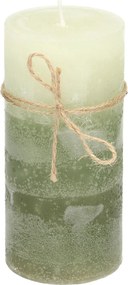 Sviečka Silvia 14cm green