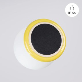 Stropné svietidlo Zori, 1x biele sklenené tienidlo, y