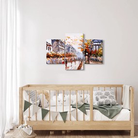 Obraz - Život v meste (90x60 cm)