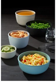 Potravinové škatuľky v súprave 3 ks Nordic black – Mepal