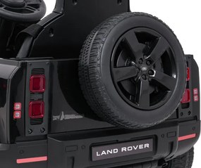 Elektrické autíčko Land Rover Defender čierne
