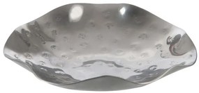 Strieborný svietnik na čajové sviečky Irregular - Ø 15 * 3 cm