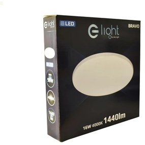 Stropné LED svietidlo Bravo, 1x LED 16w, 4000k, ch