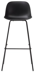 Čierna barová stolička (výška sedadla 74 cm) Altea – Kave Home