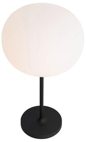 Sada 2 moderných nabíjateľných stolových lamp bielych - Maloi