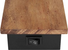 Nástenná lampa Claude, čierna