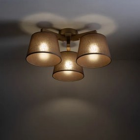 Brilagi - Prisadený luster LATTE SABIA 3xE27/15W/230V borovica/hnedá