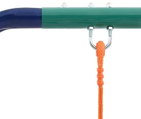 Súprava hojdačiek s 3 sedadlami oceľová