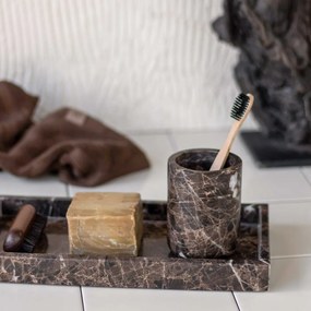 Mramorová dekoratívna tácka 16x31 cm Marble – Mette Ditmer Denmark