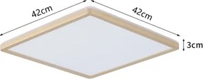 Brilagi - LED kúpeľňové svietidlo ULTRA SLIM LED/24W/230V 42x42 cm zlaté IP54