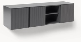 Nízka skrinka's drážkovanými dvierkami Shea