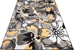 TA Koberec Z907A BLACK MAYA PP EYM Sivý Obdĺžnikový Rozmer: 140x200 cm
