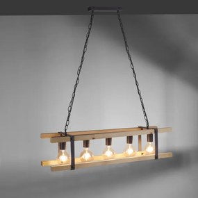 Leuchten Direkt 15685-79 - Luster na reťazi EDITH 5xE27/60W/230V