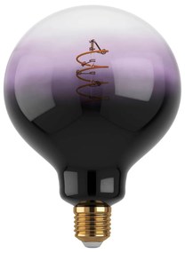 EGLO Filamentová LED žiarovka E27, G125, 4W, 85lm, 1800K, teplá biela, fialová