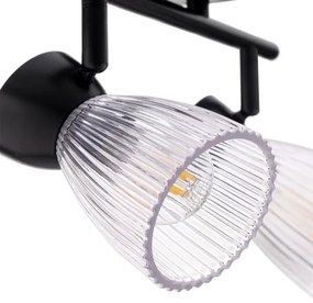 Bodové svietidlo BEST 2xE14/40W/230V čierna