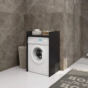 Kúpeľňová skrinka na práčku FIN čierna