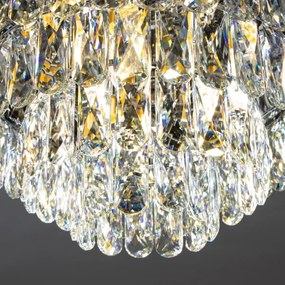 Brilagi - LED Krištáľové stropné svietidlo VELURE 5xE14/40W/230V zlatá