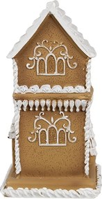 Svietiaca perníková chalúpka Gingerbread House - 8*8*15 cm
