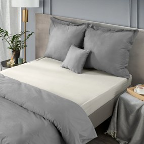 MAKOSATÉNOVÉ PRESTIERADLO NOVA 160X210 CM KRÉMOVÉ