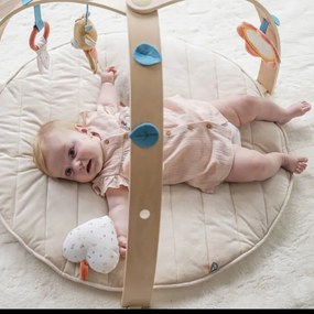 Deka na hranie drevená hrazdička a aktivity 80 cm Mila, Zoe & Lana