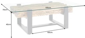 Konferenčný stôl Barracuda 43344 130x70cm Drevo Teak  - Komfort-nábytok