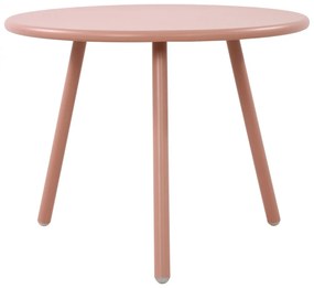 Konferenčný stolík Minot - v45 x Ø60 cm - Ružová