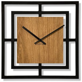Dekorstudio Moderné drevené hodiny na stenu HARMONIC
