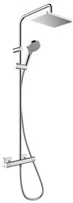 Hansgrohe Vernis Shape sprchový systém na stenu s termostatickou batériou chróm 26 286 000