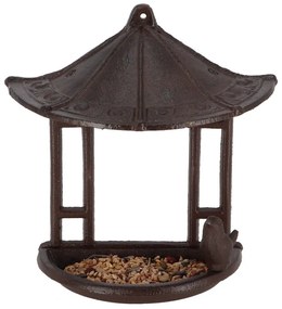 Závesné liatinové kŕmidlo Esschert Design, výška 24,4 cm