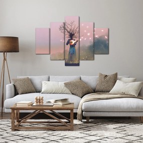 Obraz - Oživená príroda (150x105 cm)