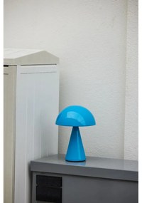 Modrá LED stmievateľná stolová lampa (výška 20 cm) Mush – Hübsch