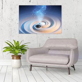 Obraz - Éterický yin-yang (90x60 cm)