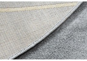 Kusový koberec Teo šedý kruh 160cm