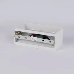 Brilagi - LED vonkajšie nástenné svietidlo DONNANI LED/7W/230V 20 cm biele IP44