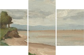 Obraz - Jean-Baptiste-Camille Corot, Beach Near Etretat, reprodukcia (90x60 cm)