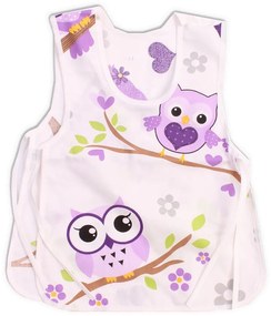 Detská zástera s bočným viazaním bavlnená Veľkosť: 4 - 5 rokov