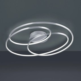 Stropné LED svietidlo Gale, 80 cm, nikel matný