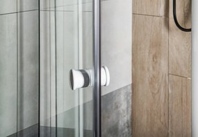 Aqualine Aqualine, AMICO sprchové dvere výklopné 740-820x1850mm, číre sklo, G70