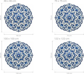 Porcelánová mandala arch 46 x 46 cm