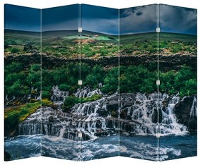 Paraván - Vodopád v prírode (210x170 cm)
