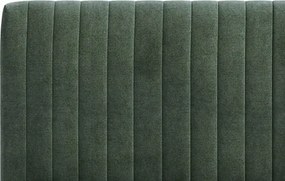 Posteľ Kalla 140x200 cm, fľaškovo zelená látka