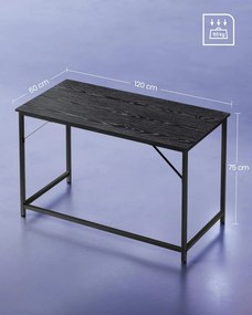 Herný stôl Vasagle Pyralatch čierný