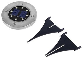 Zabudovateľné vonkajšie solárne svietidlo, 4 ks