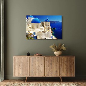 Obraz - Santorini, Grécko (90x60 cm)