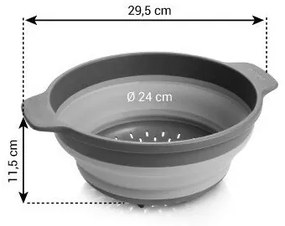 Tescoma Skladacie cedidlo GrandCHEF, 24 cm