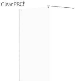 Cersanit Mille, sprchová zástena typu Walk-In 120x200 cm, 8mm číre sklo, chrómový profil, S161-002