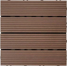 WPC dlaždica LEGI BASE 30 x 30 cm, coffee