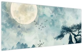 Obraz - Maľba splnu (120x50 cm)